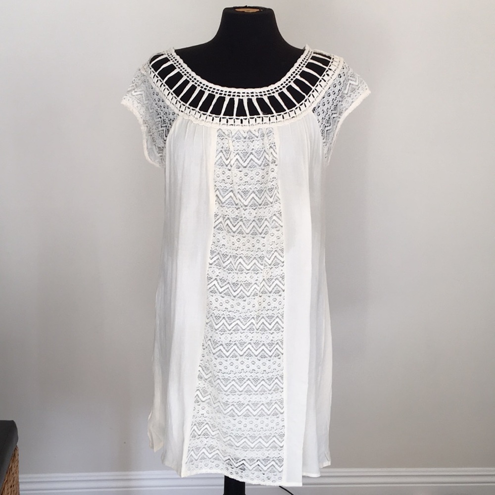 Flying tomato white dress brand new without tags